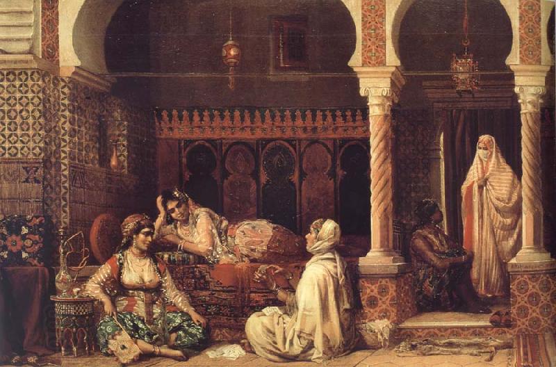 Jean-Baptiste Huysmans The Fortuneteller China oil painting art